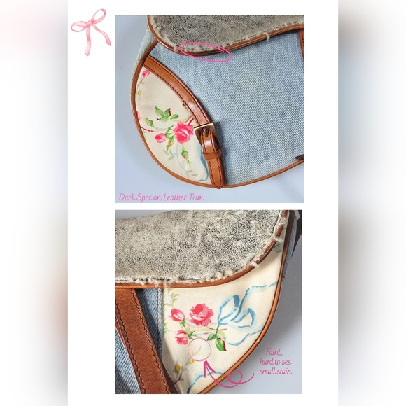 Dior Saddle Bag Denim Shearling - Picture 12 of 15